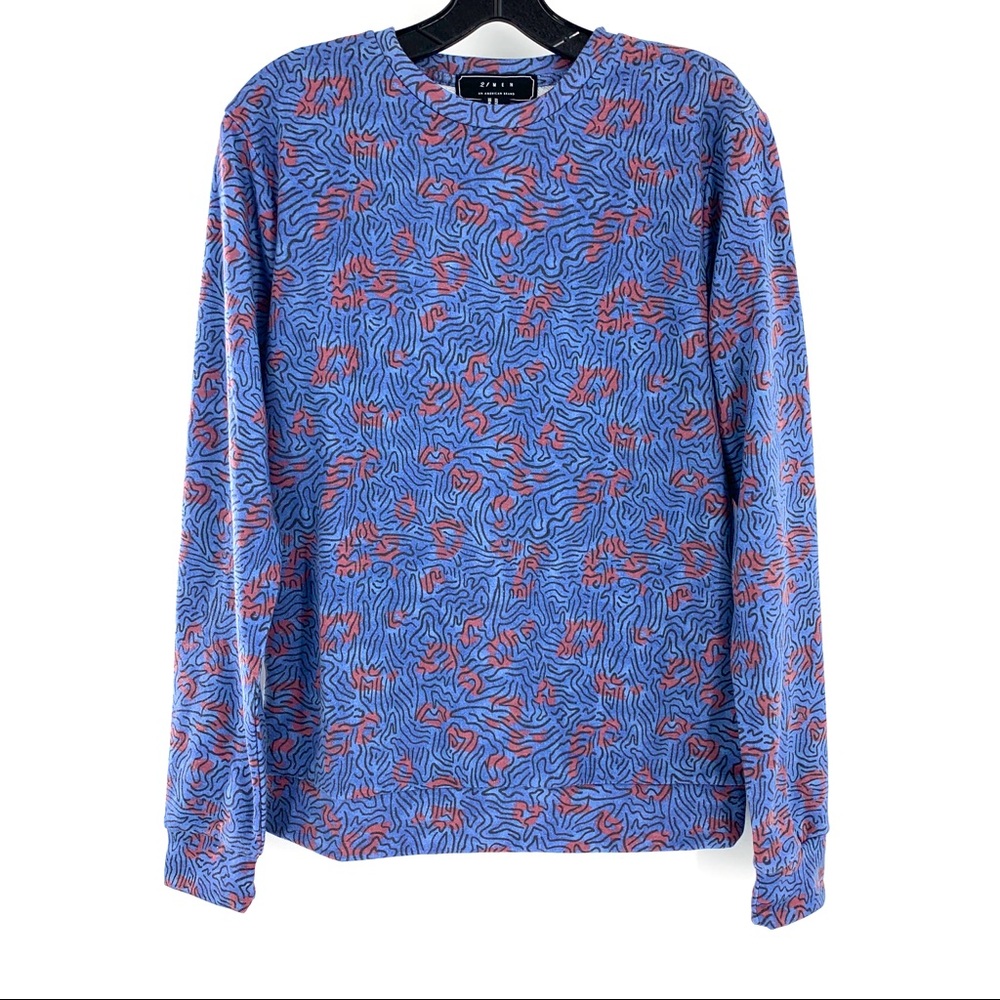 Forever 21 Art Design Lightweight Sweatshirt Top